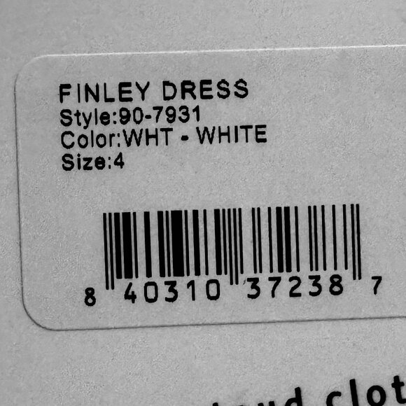 New with tags STAUD Finley Dress in White Size 4 - Picture 12 of 13